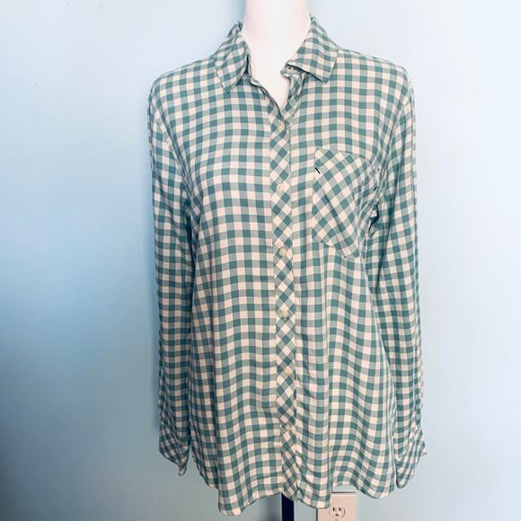 Vineyard Vines Gingham Chilmark Relaxed Button-Down Size 4 - Picture 6 of 8